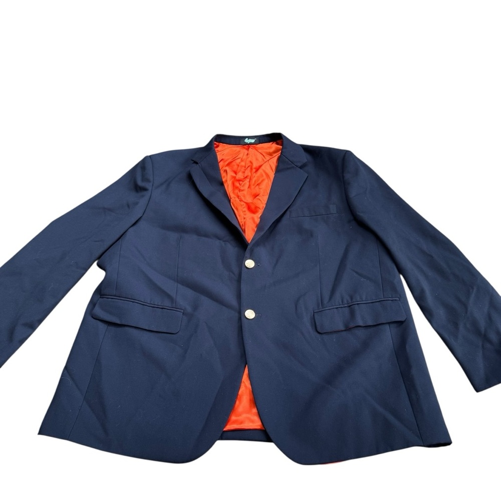 Clemson Tigers Sport Jacket Blazer Men’s Sz 56L Embroidered Paw Buttons READ